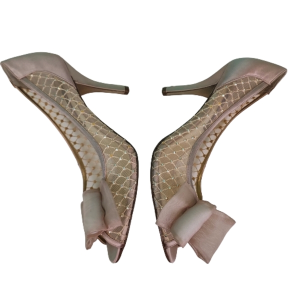 Nina 3" heels NWOT, Woman's size 9.5, tan - Picture 6 of 9